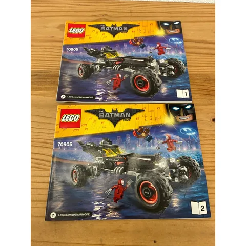 Lego The Batman Movie *MANUALS ONLY* 70905 Books 1 and 2  Instructions