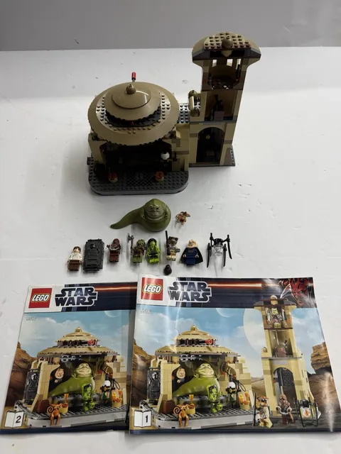 LEGO Star Wars: Jabba's Palace (9516) Complete W/ Manuals & All Figures Read