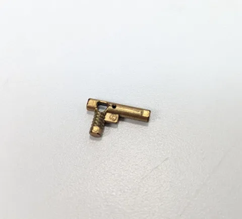 LEGO Minifigure Gold Gun Pistol Golden Nozzle METALLIC Gold Weapon