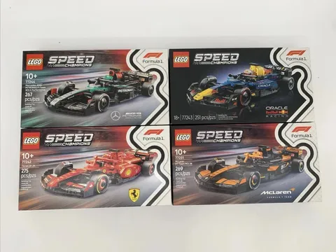 LEGO Speed Champions F1 Race Cars Lot 77242 77243 77244 77251, NEW Sealed