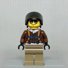 LEGO City Arctic cty0490 Helicrane Pilot Minifigure 60034