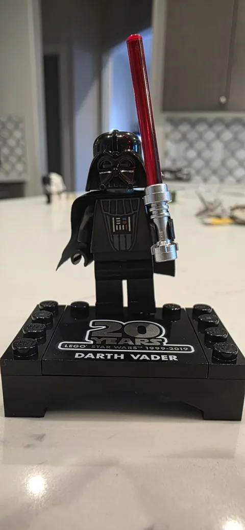 Limited edition LEGO Star Wars 20th Anniversary Darth Vader minifigure