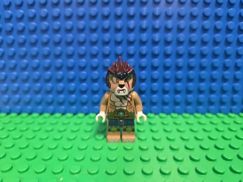 LEGO Longtooth Minifigure loc027 Legends Chima 70010 70113 CMF Lot Retired HTF 
