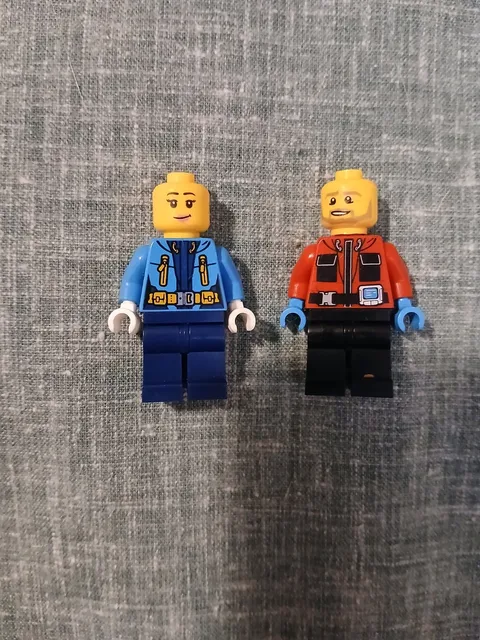LEGO City Arctic Explorer Minifigure Lot x2 Expedition Figures Genuine
