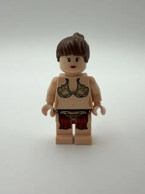 LEGO Princess Leia - Light Nougat, Jabba Slave Outfit STAR WARS MINIFIGURE 6210