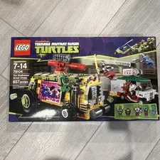 LEGO TMNT The Shellraiser Street Chase 79104 657pc Box Set Ages 7-14