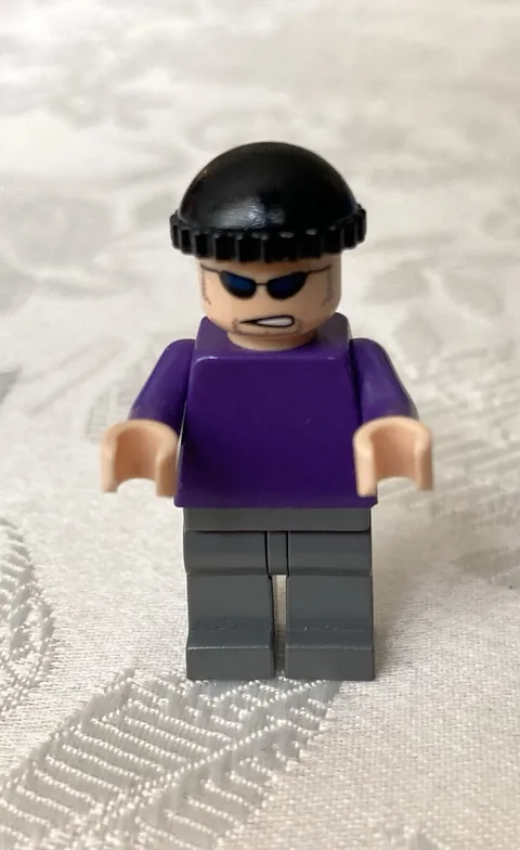 LEGO Batman Joker Henchman Goon Minifigure bat007 7782 7888 AUTHENTIC 2006