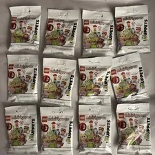 LEGO 71033 Muppets Series Minifigures. Complete Set of 12 Sealed Packs. New.
