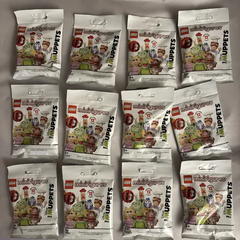 LEGO 71033 Muppets Series Minifigures. Complete Set of 12 Sealed Packs. New.