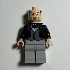 LEGO Batman Minifigure bat014 Alfred Pennyworth - Excellent Condition