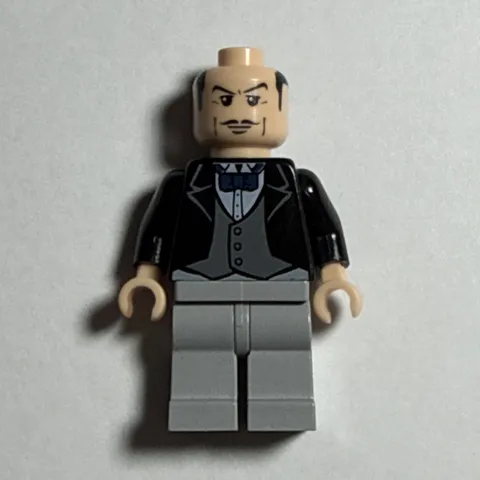 LEGO Batman Minifigure bat014 Alfred Pennyworth - Excellent Condition