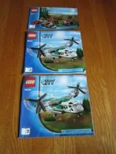 Lego CITY 60021 Instruction Manuals 1,2 & 3 ONLY Guide Booklets FREE SHIP