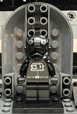 LEGO Star Wars TIE Fighter Defender Pilot sw0268 Minifigure Black Head