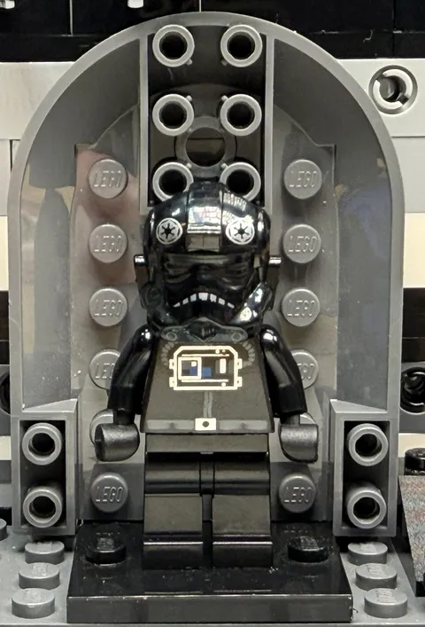 LEGO Star Wars TIE Fighter Defender Pilot sw0268 Minifigure Black Head
