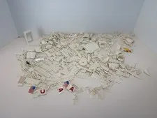 LEGO Mixed Bricks and Pieces Lot Of Over 300 Pieces Different Shades Of White