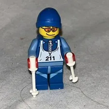 Skier Series 2 Skis Poles Ski CMF LEGO Minifigure Mini Figure
