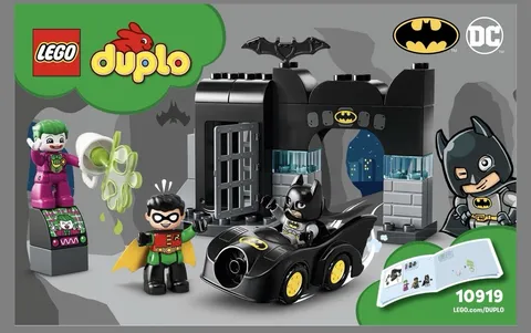 LEGO Duplo Batcave 10919  Batman Robin Joker