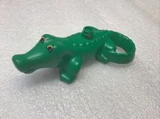 vintage Lego Group Duplo zoo safari animal crocodile croc figure retro decor toy