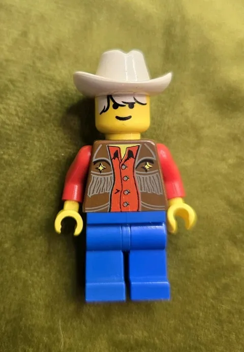 Cowboys Zack Lego Minifigure Vintage Authentic 