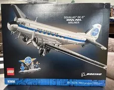 Lego Icons : Douglas DC-3 Pan Am Airliner Set #11378 NEW