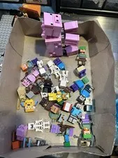 Lot Of Lego Minecraft Minifigures Parts Pieces Etc Read