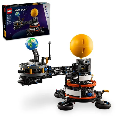 LEGO Technic Planet Earth and Moon in Orbit Building Set, Outer Multicolor