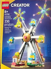 LEGO Creator Celebration Ferris Wheel with Fireworks 40758, 230 pcs 8+