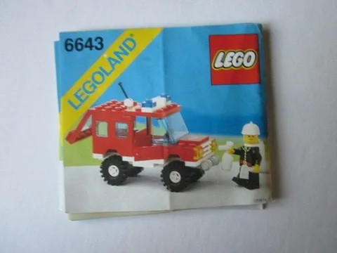 Lego Legoland Building Instructions Instruction 6643