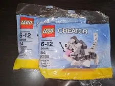 TWO New 🤯LEGO Creator 30188 Cute Kitten polybags