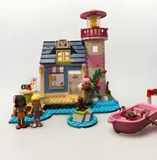 LEGO Friends 41094 Heartlake Lighthouse 473pc Kate Stephanie Complete Set No Box