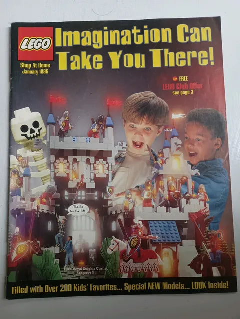 Lego Shop At Home January 1996 Imagination Can Take You There! Rare Vintage