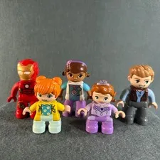 LEGO Duplo Figure Lot Sofia Doc McStuffins Iron Man Owen Grady