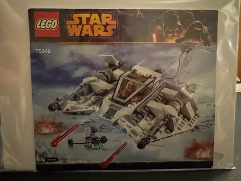 LEGO Star Wars Snowspeeder 75049 Instruction Manual ONLY Retired Hoth