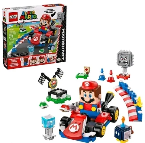 LEGO Super Mario: Mario Kart - Interactive LEGO Mario & Standard Kart 72043