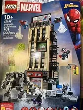 LEGO Marvel 76342 Spider-Man vs. Mysterio Daily Bugle Open Box Sealed Contents