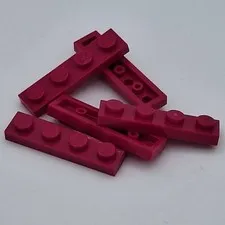 Lego - 5 Basic Dark Pink Plate 1 X 4 3710