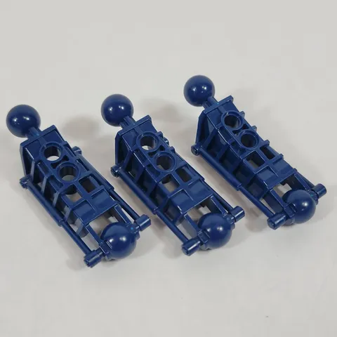 3X LEGO Bionicle DARK BLUE Toa Metru Lower Section Part Lot 47297 Krekka 8623