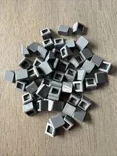 LEGO 54200 Dark Bluish Gray Slope 30 1 x 1 x 2/3 Cheese Wedge 55 Pieces