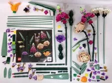 LEGO Botanical Collection 10280 Flower Bouquet Set Incomplete