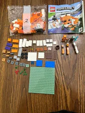 LEGO Minecraft 21178 The Fox Lodge Complete Set w/ Instructions 193 no box