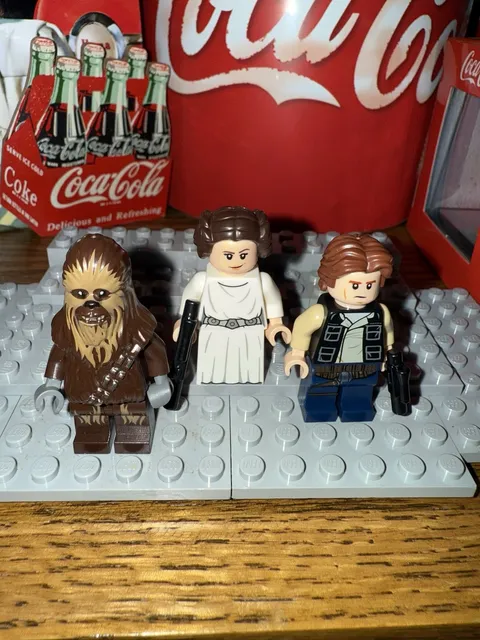 LEGO Star Wars Minifigures Chewbacca, Princess Leia & Han Solo