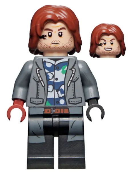 LEGO Jurassic world Minifigure Rainn Delacourt jw077