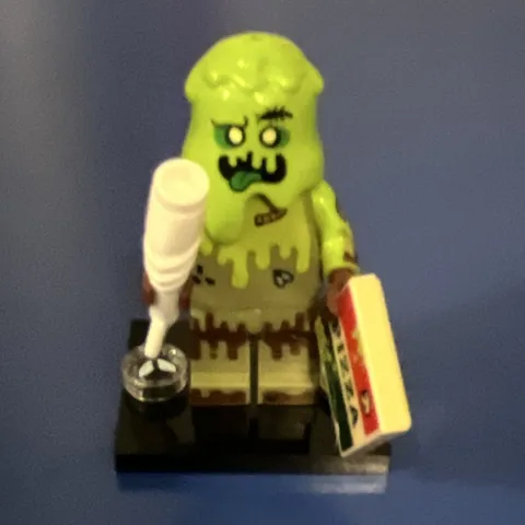 LEGO Minifigures Series 29 Trash Monster Pizza & Bone Fish with 2 Flies
