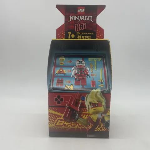 LEGO NINJAGO KAI AVATAR ARCADE POD RED SET 71714 49 PC 2 MINIFIGURES RETIRED NEW