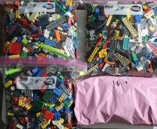 Lego 7 Pounds Bulk Lot Random Pieces Bricks and Accessories, 7 Lbs