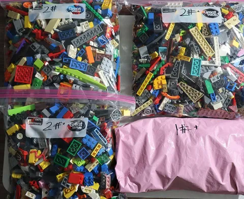 Lego 7 Pounds Bulk Lot Random Pieces Bricks and Accessories, 7 Lbs