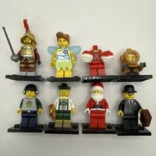LEGO Series 8 Collectible Minifigures 8833 Conquistador Fairy Santa Diver Lot