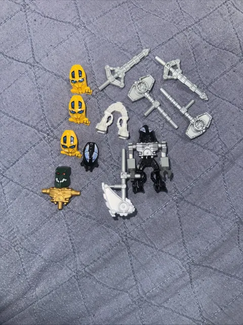 LEGO BIONICLE MINIFGURE ASSORTED PARTS LOT