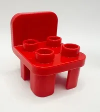 Lego Duplo Furniture Red Chair
