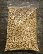LEGO 1x1 Tan Plates Lot of 1,100 Bulk